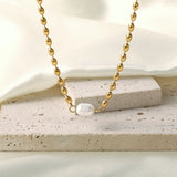 Millie Pearl & Bead Necklace