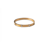 Cora Jewelled Heart Bangle