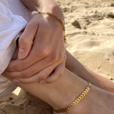 Gabrielle Leaf Anklet