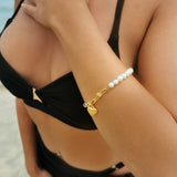 Kylie Heart Charm Bracelet