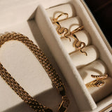 Naja Serpent Earrings