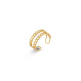 Alicia Double Chain Ring