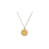 Kaia Wave Coin Necklace
