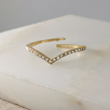 Willow Wishbone Ring