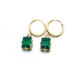 Ceri Emerald Drop Earrings