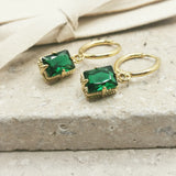 Ceri Emerald Drop Earrings